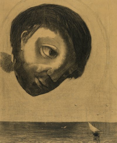 Espírito Guardião das Águas, 1878 de Odilon Redon