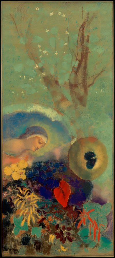Homenagem a Leonardo da Vinci de Odilon Redon