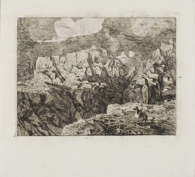Cavaleiro nas montanhas de Odilon Redon