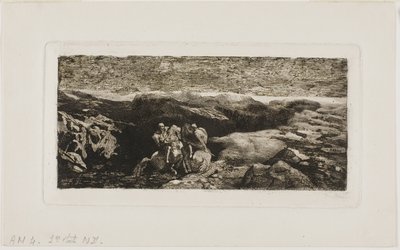 Cavaleiros em combate de Odilon Redon
