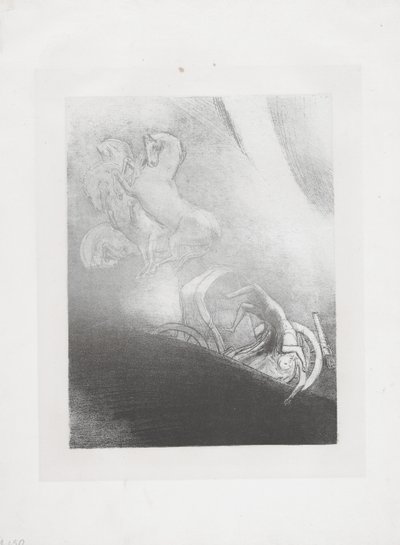 Ele cai no abismo... de Odilon Redon