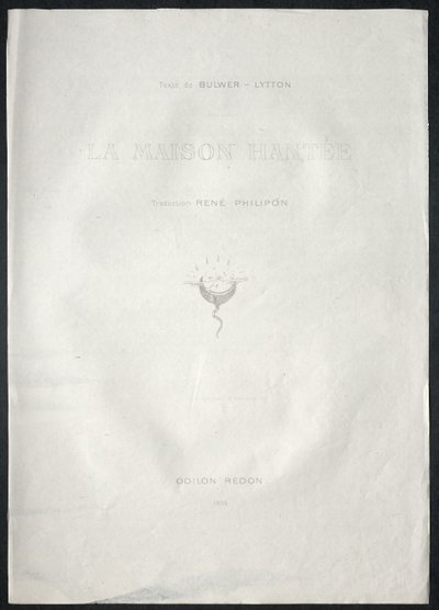A Casa Assombrada, 1896. de Odilon Redon