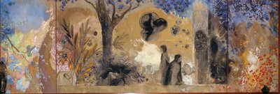 A noite, 1910-1911. de Odilon Redon