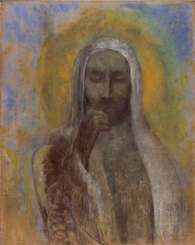 O Cristo do silêncio de Odilon Redon