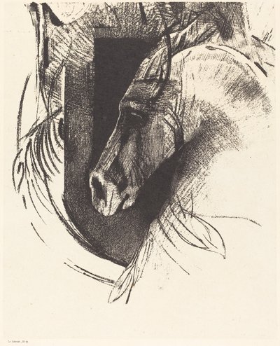 O Correio (O Cavalo de Corrida) de Odilon Redon