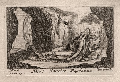 Os Penitentes: Morte de Ste. Madeleine de Odilon Redon