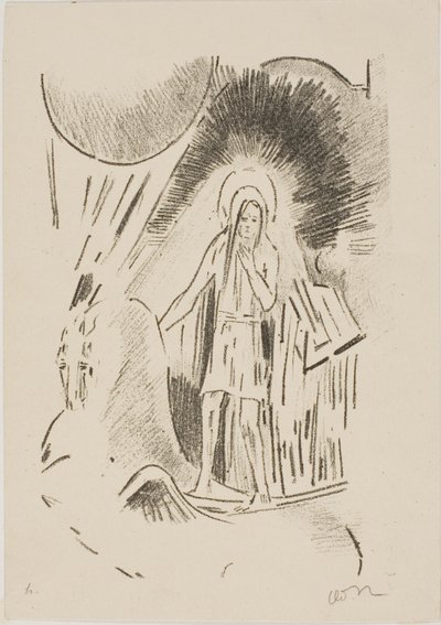 Homem em Pégaso de Odilon Redon