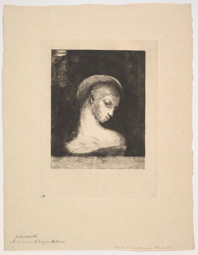 Perversidade, 1891. de Odilon Redon