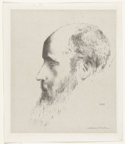 Retrato de Edouard Vuillard de Odilon Redon