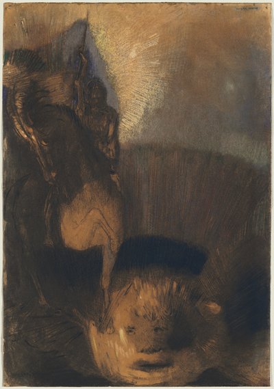 São Jorge e o Dragão de Odilon Redon