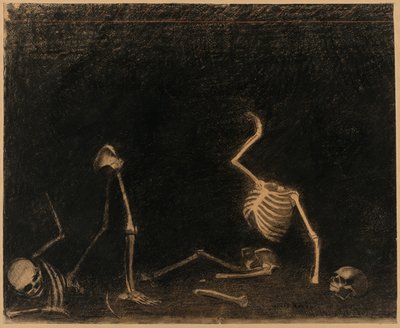 A batalha dos ossos de Odilon Redon