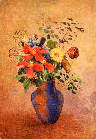 O vaso azul de Odilon Redon