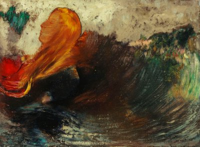A morte de Ofélia; La Mort d "Ophelie, de Odilon Redon