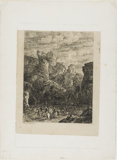 O Ford: Paisagem com Cavaleiros de Odilon Redon
