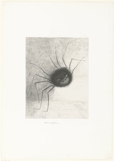 A aranha de Odilon Redon
