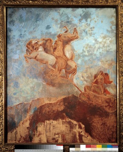 O tanque de Pintura Apollo de Odilon Redon (1840-1916) Bordeaux do século XIX, Musee des Beaux Arts de Odilon Redon