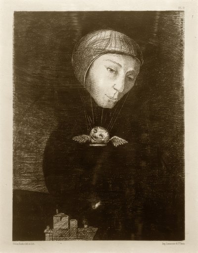 triste subida de Odilon Redon