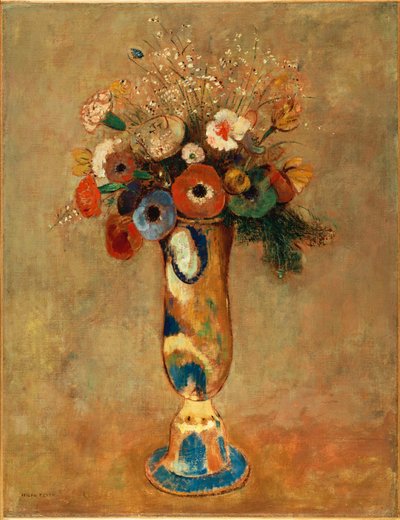 Vaso de flores, 1912 de Odilon Redon