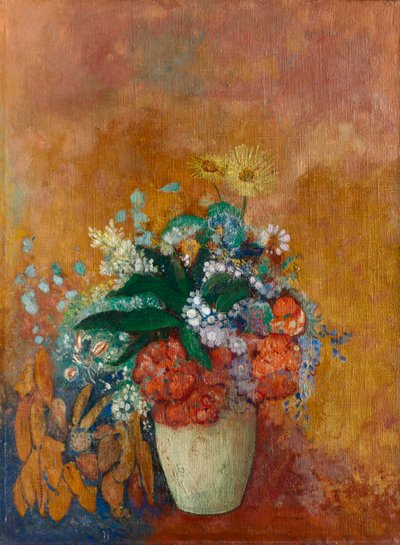 Vaso de flores, c. 1905 de Odilon Redon