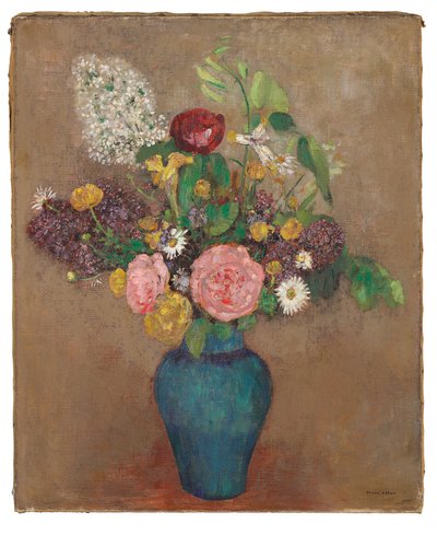Vaso de flores de Odilon Redon