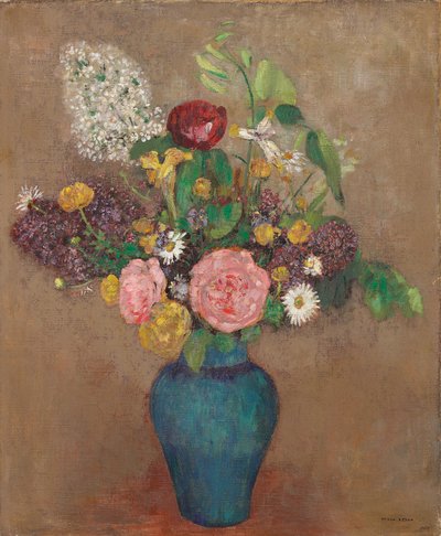Vaso com flores de Odilon Redon