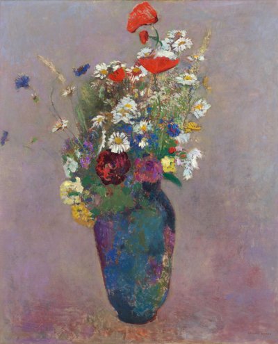 Visão: vaso de flores por Redon, Odilon (1840-1916) de Odilon Redon