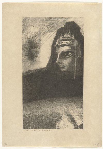 Zwarte Sfinx
Picos negros de Odilon Redon