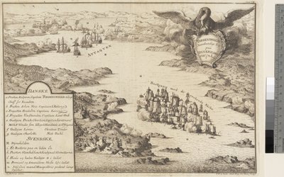 Trem de Tordenskjold em Dynekilden 1716 de Odvardt Helmoldt de Lode