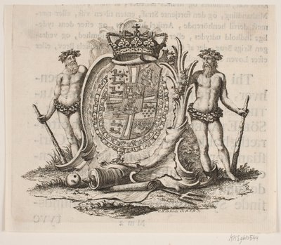 Vinheta para a carta de artigos de guerra naval de Frederik V de Odvardt Helmoldt de Lode