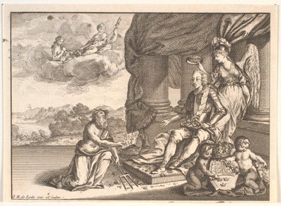Vinheta para a biografia de Tordenskjold de Odvardt Helmoldt de Lode