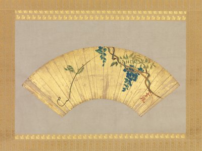 Glicínias, século XVII-XVIII. de Ogata Korin