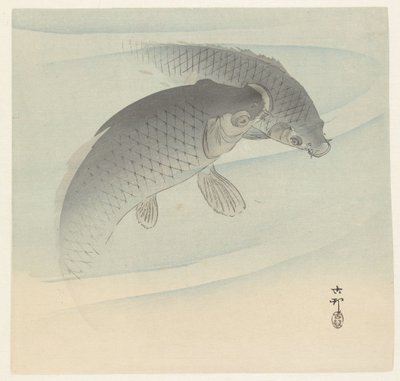 Duas carpas de Ohara Koson