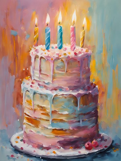 Bolo de Aniversário Festivo de Ohkimiko