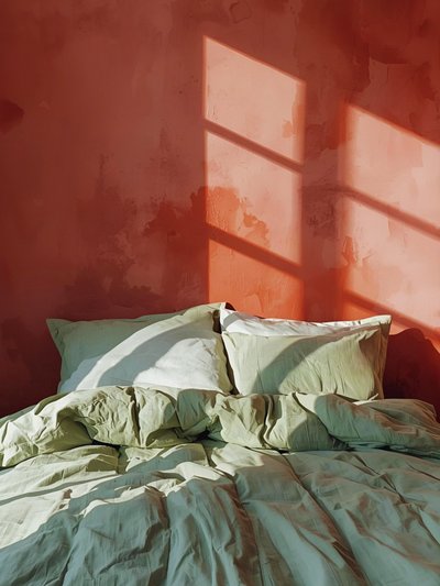 Quarto verde ensolarado de Ohkimiko