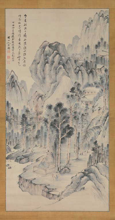 Templo Shorinji, 1817. de Okada Beisanjin