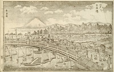 Livro de Vistas de Edo, p.14 de Okada Shuntosai