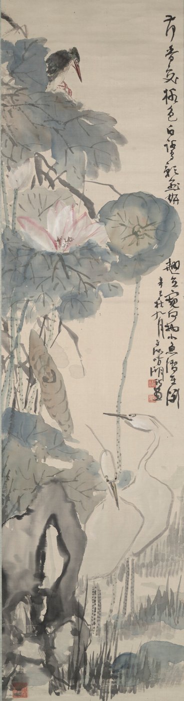 Garças por Lotus de Okuhara Seiko