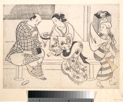 Casal amoroso de Okumura Masanobu