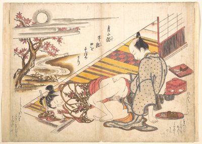 Cena de quarto de Okumura Masanobu