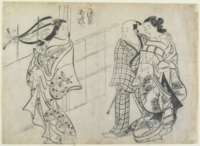 De coração para coração, do Conto de Genji de Okumura Masanobu