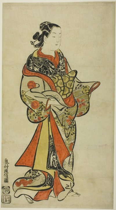 Cortesã Permanente de Okumura Masanobu