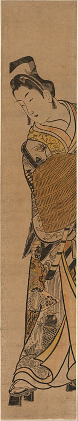 Teac e r Kiku Onoe, quando eu era médico de Okumura Masanobu