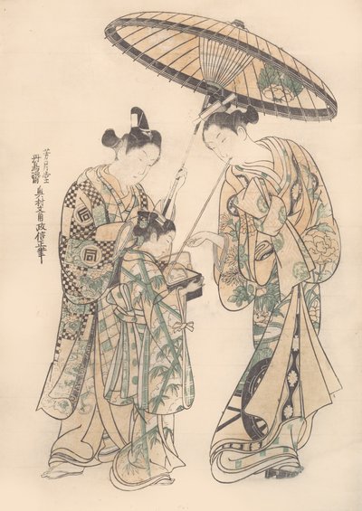 Duas Figuras. de Okumura Masanobu