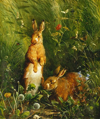 Hares, 1878 de Olaf August Hermansen