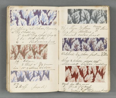 Livro de amostra de Old Pacific Print Works
