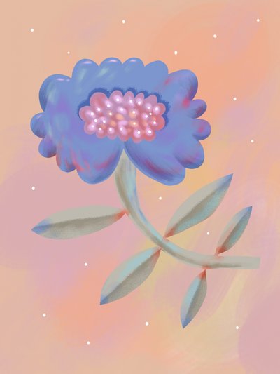 Flor Fantástica Luminosa de Olga Skomorokhova