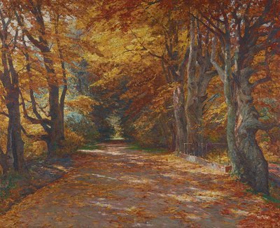 Praterallee no outono de Olga Wisinger Florian