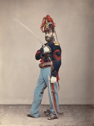 Artilharia Ligeira, Sargento Major, 1866. de Oliver H. Willard.