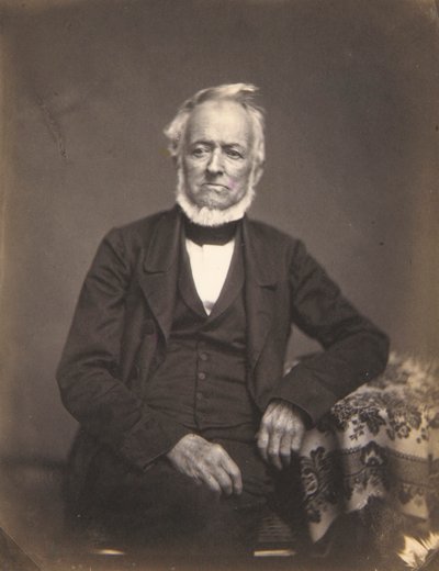 Retrato de um cavalheiro de cabelos brancos de Oliver H. Willard