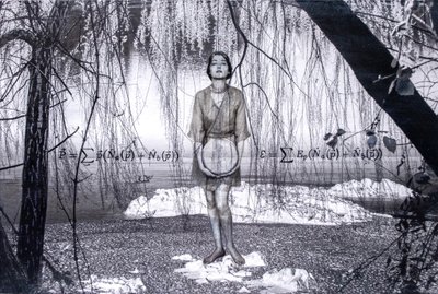 Antimateria, 2022 (técnica mista sobre tela) de Olivia Gozzano